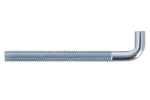 Строителна кука DROMET HP M6x70 с ъглов край (права)