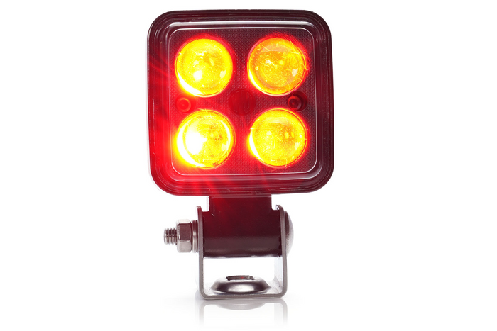 Предпазна лампа WAŚ 2244 W267 LED предупредителна лампа червена