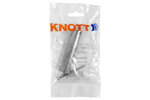 KNOTT 406024.001 ос на опорно колело, втулка 84x20 мм