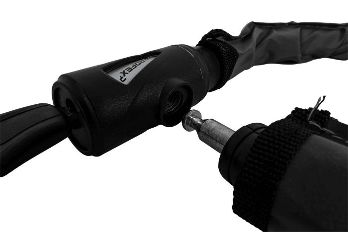 PROFEX Reflex стоманена бронирана ключалка за велосипед, дължина 70 см
