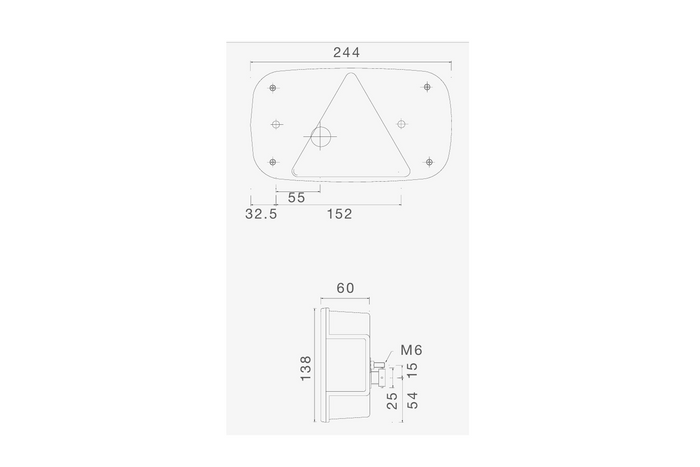 ASPÖCK MULTIPOINT III задни светлини байонет 5PIN 7 функции ляв+десен