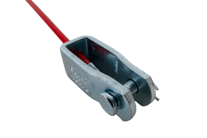 Аварийно предпазно въже KNOTT breakaway с карабинка 1200 мм