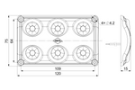 HORPOL LWD2154/CZ LED 990lm черна интериорна лампа за кола