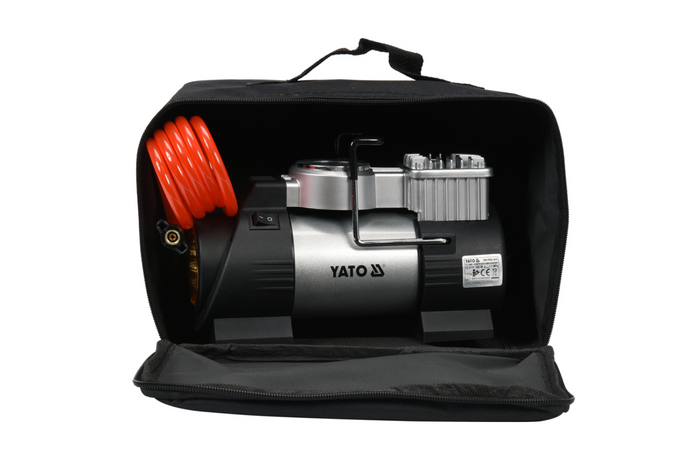 Компресор за кола YATO YT-73460 с LED лампа 12V 180W
